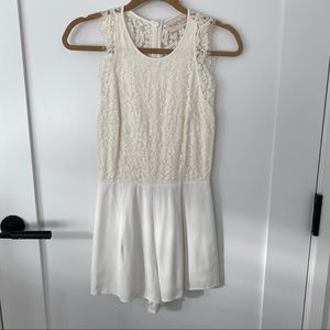 Keepsake White Lace Romper